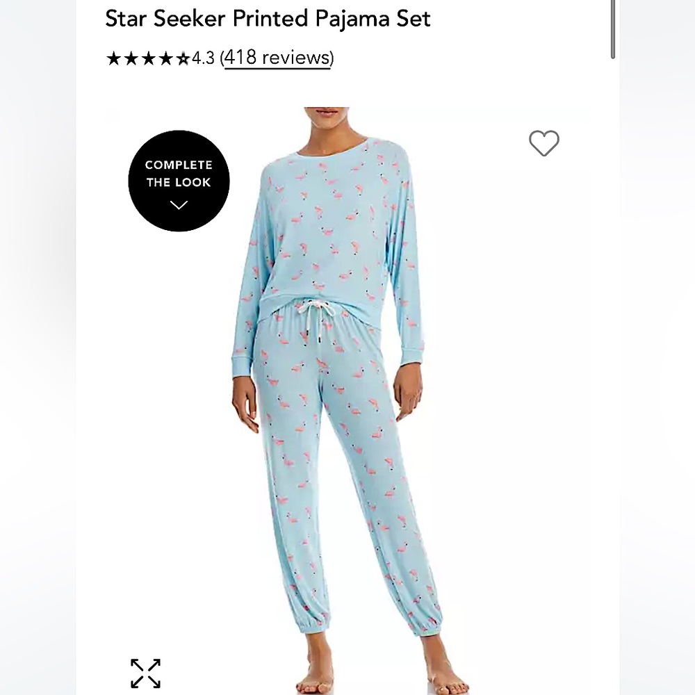 Super Soft Flamingo Pajama Set - Size Medium